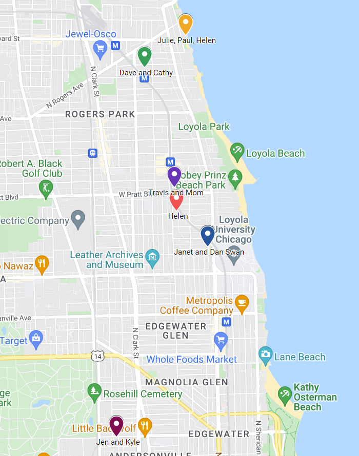 Rogers Park Map